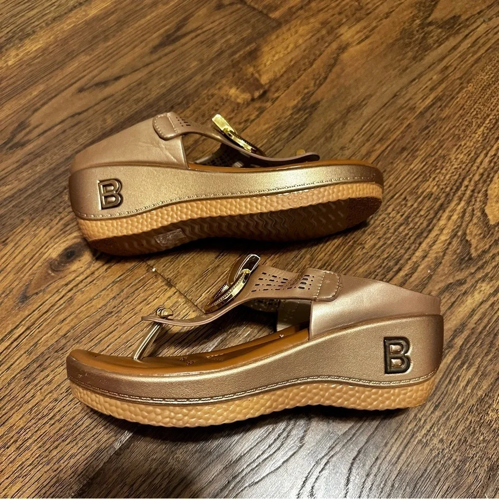 Brown Wedge Sandals - Super Cute - Size 37